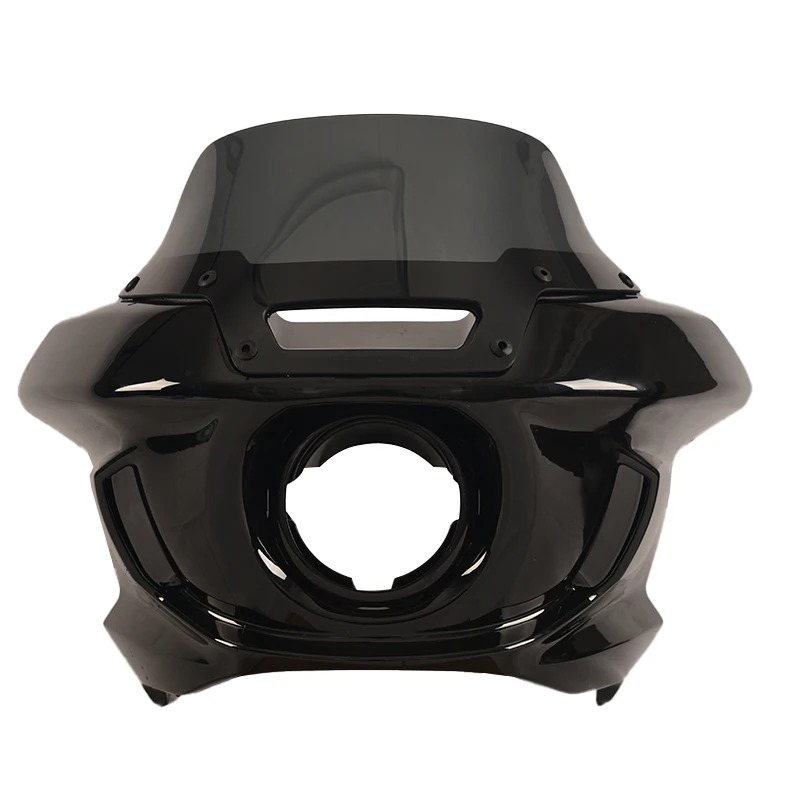 Motorcycle Culb Style ST Headlight Fairing with 6 Inch Windshield Bracket for  Softail FLXR FXLRS 2018 up